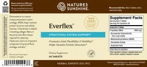 Etiqueta de Nature's Sunshine Everflex
