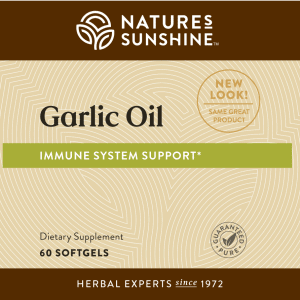 Nature's Sunshine Garlic Oil Label