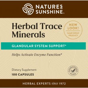 Nature's Sunshine Herbal Trace Minerals Label