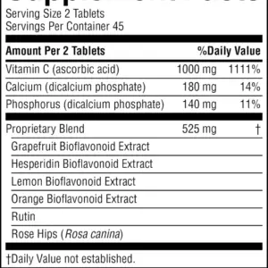 Citrus Bioflavonoids (Vitamin C)