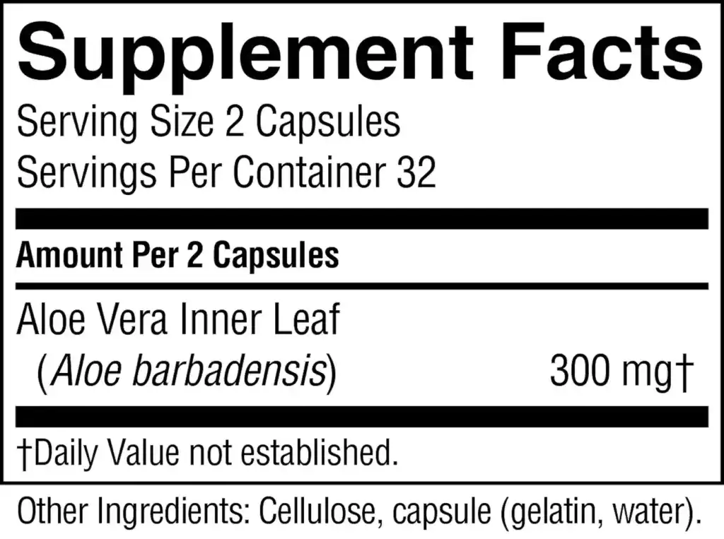 Aloe Vera Freeze Dried