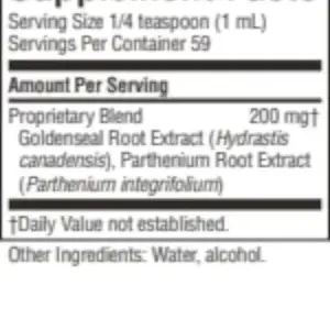 Golden Seal/Parthenium Extract
