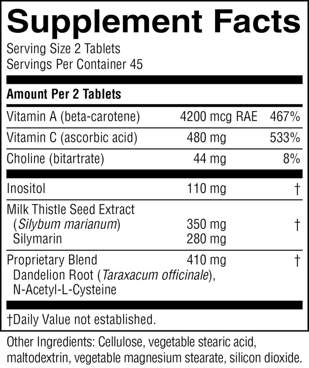 Milk Thistle Combination