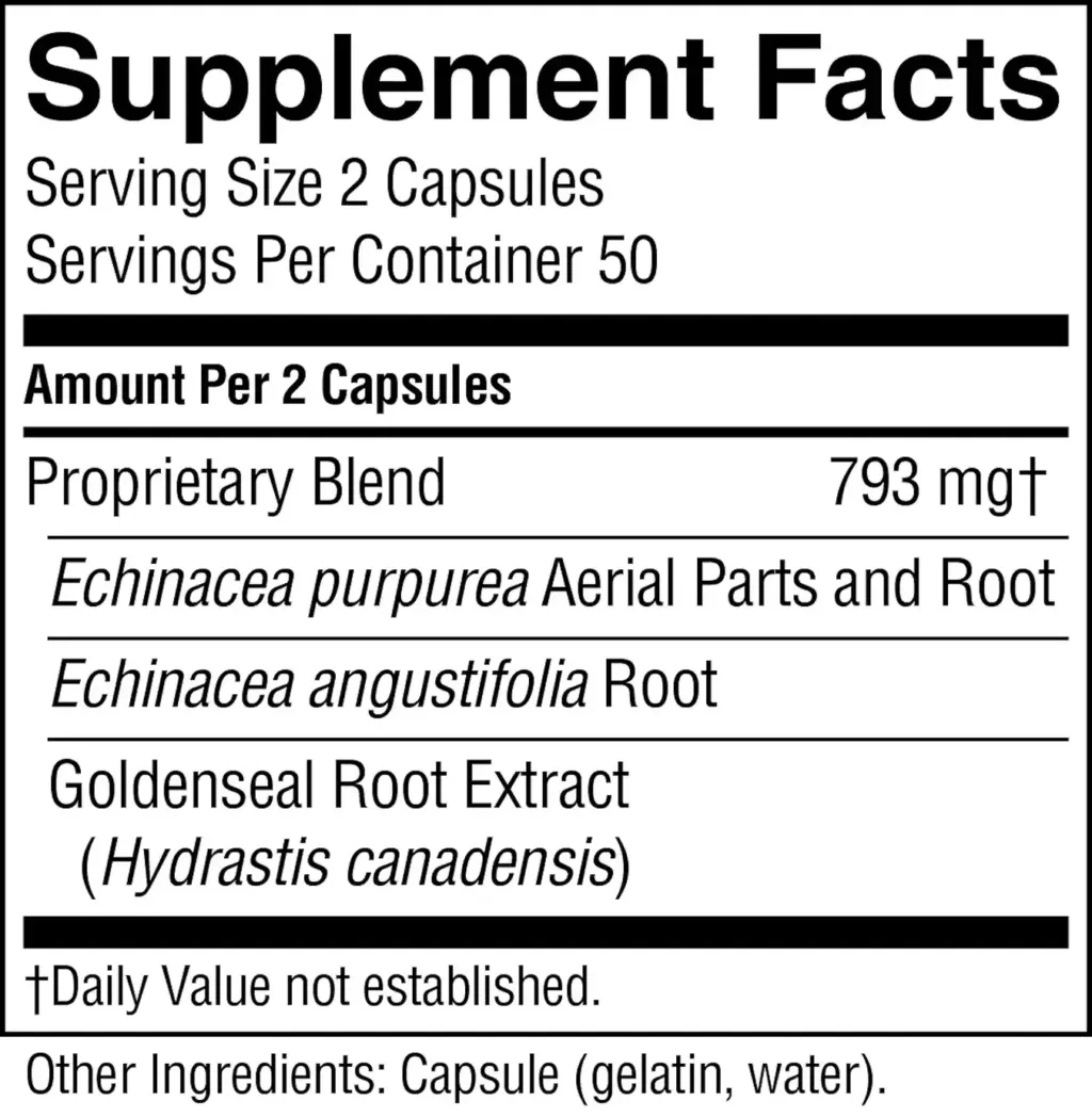 Echinacea/Golden Seal