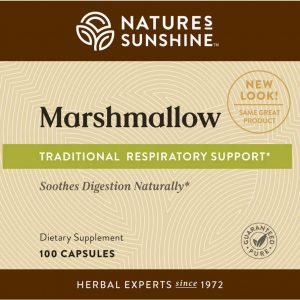 Etiqueta de Nature's Sunshine Marshmallow