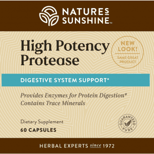 Nature's Sunshine Hight Potency Protease Label