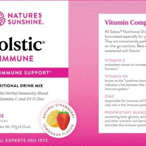 Nature's Sunshine Solstic Immune Label