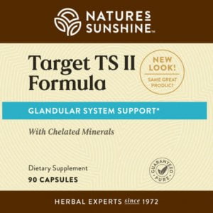 Nature's Sunshine Target TS II Formula Label