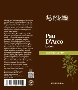 Pau D Arco Lotion