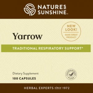 Nature's Sunshine Yarrow Label