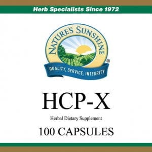 Natures Sunshine HCP-X Label