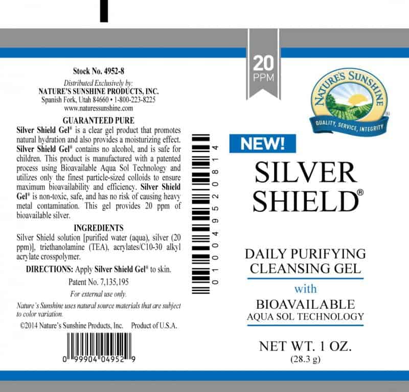 Silver Shield Gel by Nature's Sunshine