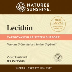 Nature's Sunshine Lecithin Label