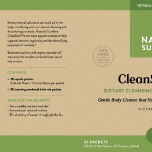 Nature's Sunshine Cleanstart Mild Label