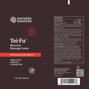 Tei-fu lotion label