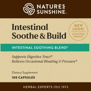 Etiqueta Nature's Sunshine Intestinal Soothe & Build