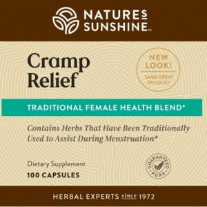 Nature's Sunshine Cramp Relief Label