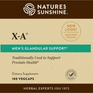 Nature's Sunshine X-A Label