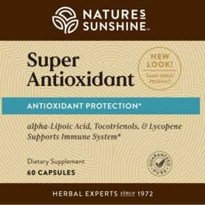 Etiqueta de Nature's Sunshine Super Antioxidante