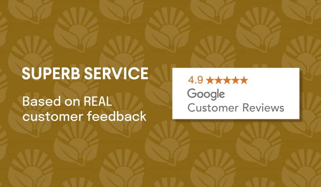 Superb service based on real customer feedback