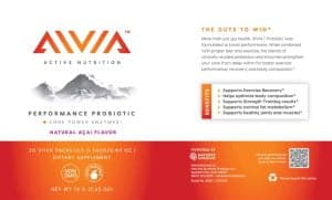 AIVIA Probiotic label