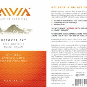 AIVIA Recovery Label