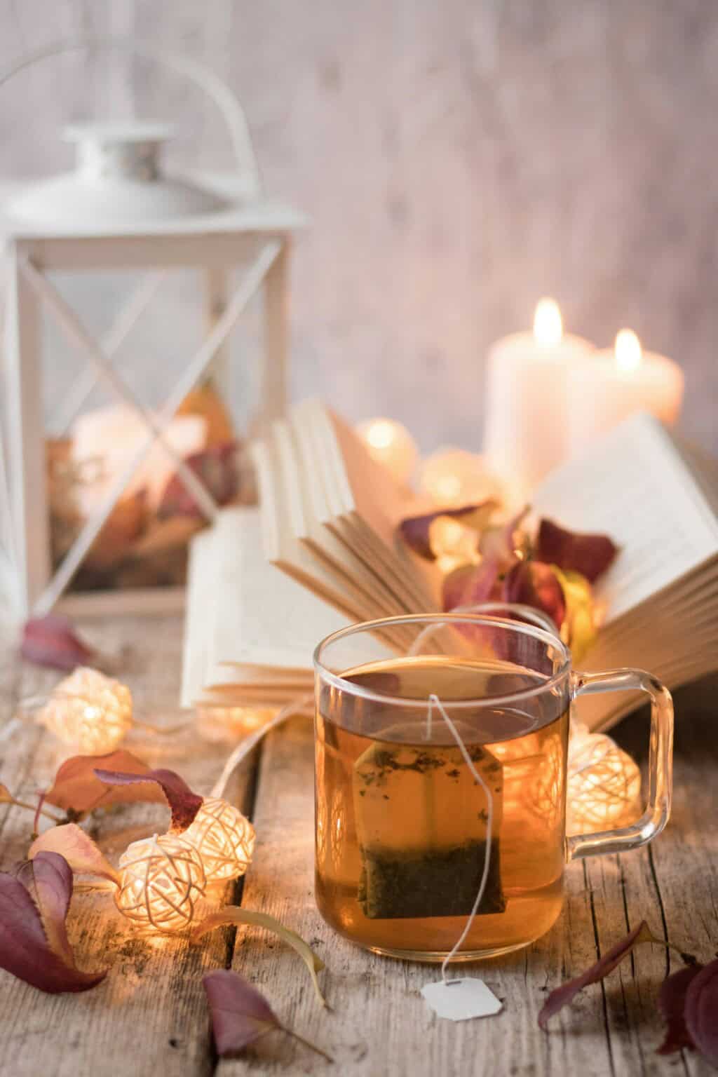 tea and candles