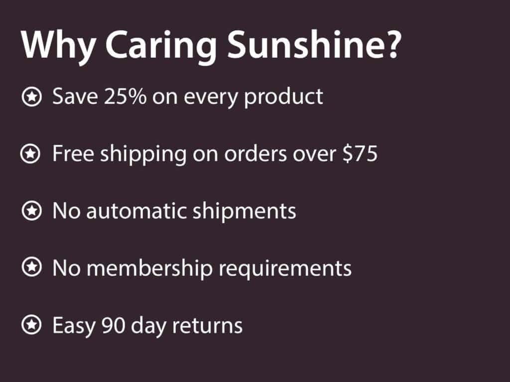 Why Caring Sunshine?