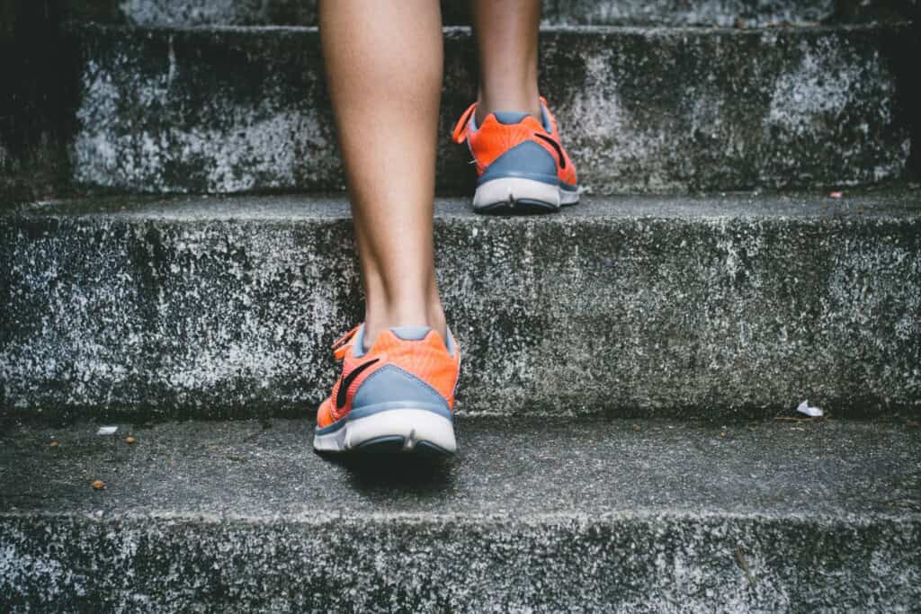 feet and stairs